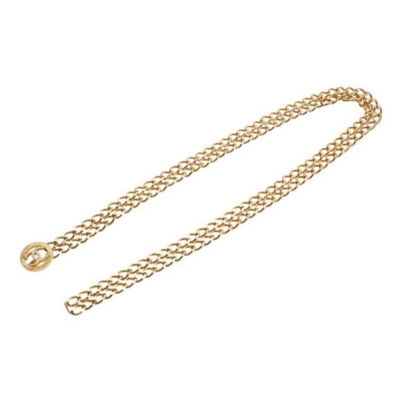 Pre Loved chanel Women Gold Belts - Picture 1 of 8